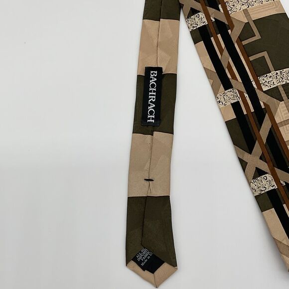 Bachrach Silk Mens Neck Tie‎ Abstract USA Made Martin Wong Screenplay Lot of 2 - Picture 4 of 10